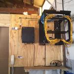 NATION ONE ...... COMPLETE CABLE CLEAN UP. WOOD, RACK, PANELS, SHELVES, CABLES.